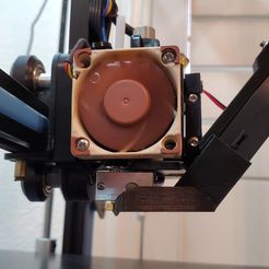 20191213_110452.jpg Archivo STL gratis Corregido el montaje del ventilador 5015 para el bloque térmico y la boquilla estándar no volcánicos.・Plan para descargar y imprimir en 3D