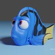 Dory-Render5-Thinking.jpg Articulated Dory wiggly pet