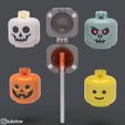 а3602.jpg Chupa Chups Holder Halloween Faces 💀🧟🎃