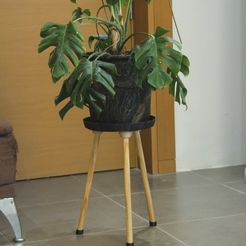 c5bf1739-f6f6-426a-9cb5-1acb6d89adf3.jpg Free 3D file Tripod Plant holder・3D printable design to download