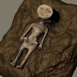 ZBrush-Document.jpg alien - mummy of nazca (Peru) print in place