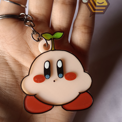 1.png Kirby plantita keychain
