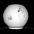 Face-2.1.png Bingo & Bluey - Светильник-сфера