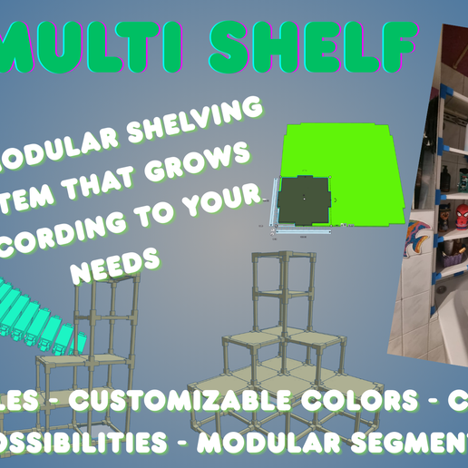 Multi Shelf - 3D model önizlemesi