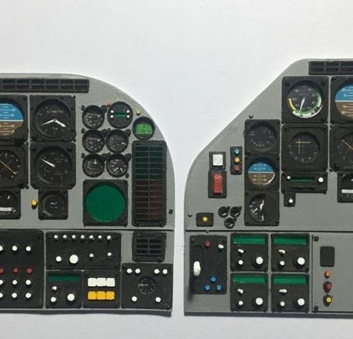 🛩️ Scale Instrument panel for Embraer EMB-312 Tucano / jet combat ...