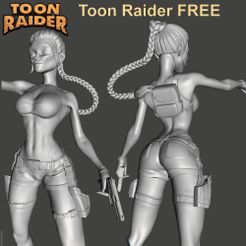 Image1.jpg Fichier 3D gratuit Toon Raider - FREEBIE- by SPARX・Modèle pour impression 3D à télécharger