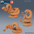 Giant-Sand-Snake.png Giant Sand Snake Set ‧ DnD Miniature ‧ Tabletop Miniatures ‧ Gaming Monster ‧ 3D Model ‧ RPG ‧ DnDminis ‧ STL FILE