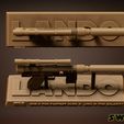 112223-Starwars-Lando-Gun-Sculpture-Image-006.jpg STAR WARS LANDO BLASTER SCULPTURE: TESTED AND READY FOR 3D PRINTING
