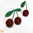 Image4.jpg 3D file 6 microSD cards in a cherry or 12 in 2 cherries・Model to download and 3D print