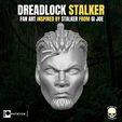 DREADLOCK STALKER FAN ART INSPIRED BY STALKER FROM Gi JOE |e str | Testa di Dreadlock Stalker per figure d'azione