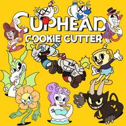 CH-1.jpg Archivo STL CUPHEAD - COOKIE CUTTER - 11 MODELOS・Objeto imprimible en 3D para descargar