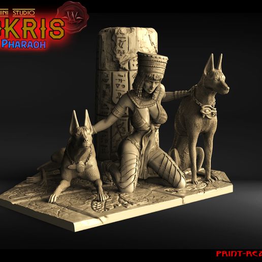 2f.jpg -Datei NITOKRIS THE LAST PHARAOH herunterladen • Modell für 3D-Drucker, walades
