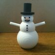 snowsnowsnowman_display_large_display_large.jpg Free STL file Snowman・3D printable design to download