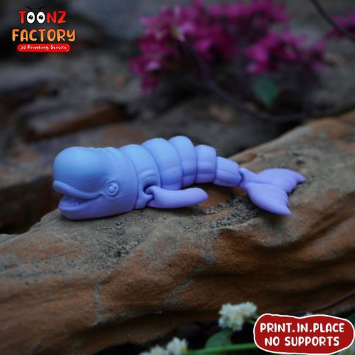 f.jpg PRINT IN PLACE CUTE FLEXI BELUGA WHALE