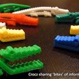 sharing_display_large.jpg Crocz.... Crocodile Clips / Pinces / Piquets avec mâchoires mobiles