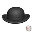 Bowler-hat-001.png Bowler Hat  Playmobil compatible