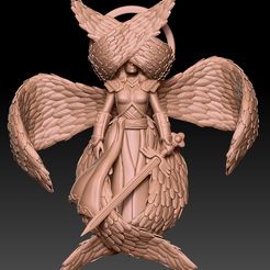 seraph-1.jpg Download STL file Seraphim Angel • 3D printing template, christopher-n9ja