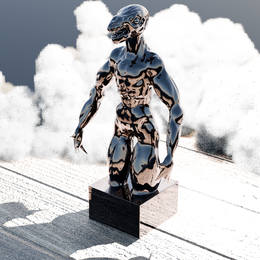 Moster 3D model preview