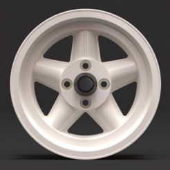 7.jpg 3D file Revolution 5 Spoke Rim・3D printing design to download