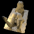 2.png Archivo STL Soporte para teléfono/tableta de mujer transgénero・Modelo para descargar y imprimir en 3D