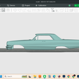 Screenshot-8327.png 1964 CHEVROLET IMPALA SS , hollow model shell body, resin or fdm, stl file