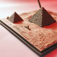 3.jpg GIZA - Pyramids Diorama - Incense stick holder