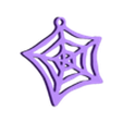 Spider Web keychain.stl Spider Web Keychain