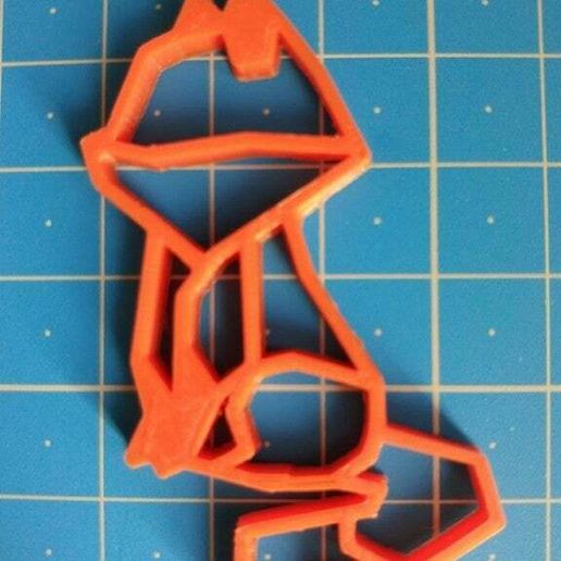 Free STL file fox low poly・3D print object to download・Cults