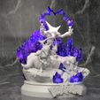 abra-diorama-render-grey-3.jpg Pokemon - Abra Evolution Line Diorama