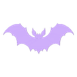 Bat 1.stl Fledermaus Wandkunst