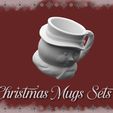 12-1.jpg Snowman & Boot Christmas Mug Set – Festive Miniature Cups for Dollhouses and Dioramas