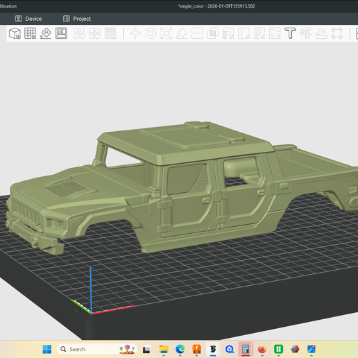 🐚 2021 AM HUMVEE HUMMER hollow shell body for model or rc truck ...