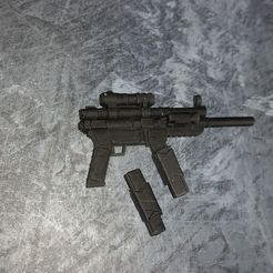 SMGC-D-P.jpg Fichier STL SMG CORE DELUXE - ARME DE FIGURINE 1:12・Idée pour impression 3D à télécharger