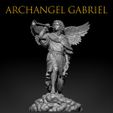 THUMB-copy-2.jpg Erzengel Gabriel Statue - 3D-Druck STL
