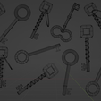 wire.png Old Antique Key Collection