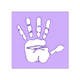 ImageToStl.com_hand2-1.stl HAND 2 - READY TO PRINT! 3D PRINTABLE STENCIL