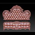 001.jpg Bed 3D relief models STL Files used for CNC Router