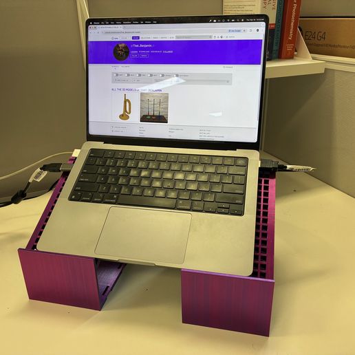 💻 Laptop Stand・Free STL File for 3D printing・Cults