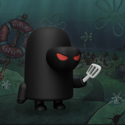 Hash_BB_Render_2.png Free STL file The Hash Slinging Slasher!・Model to download and 3D print