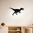 preview1.png Velociraptor — Wall Art SVG