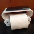 IMG_20230411_172025.jpg Toilet Paper Holder with Phone Shelf(and Spring Loaded)