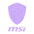 logo msi gaming g series.stl MSI gaming series logo