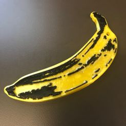 IMG_8381.jpg Pop Art style Banana Keychain