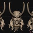01.jpg Loki Head - Tom Hiddleston - Marvel Comics - High Quality 3D print model