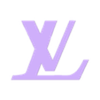 LV Logo.stl Louis Vuitton Logo
