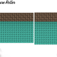 1.png Texture Roller Polymer Clay Roller Flower MY1*2 Size- Solid,Hollow/ Digital STL File* File For Use In A 3D Printer