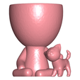 Robercat_6.png Robert Planter Vase with Cat Pet N ° 111