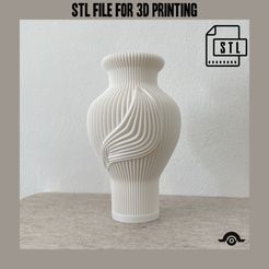 IMG_1707.jpeg Vase -Antique- STL file, 3D model for 3D printing modern aesthetic vase decoration for living room floor vase artificial flowers vase gift