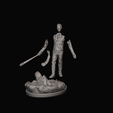 negan6.png Walking Dead Negan Smith Miniature Figurine Figure Resin