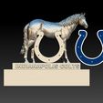 ertrt.jpg NCAA - Indianapolis Colts Mascot statue - decor - 3d print